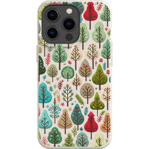 Stepping Green Phone Case Small Festive Trees Bio Case