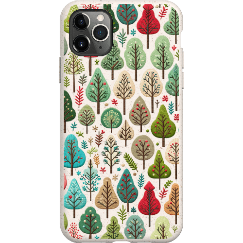 Stepping Green Phone Case Small Festive Trees Bio Case