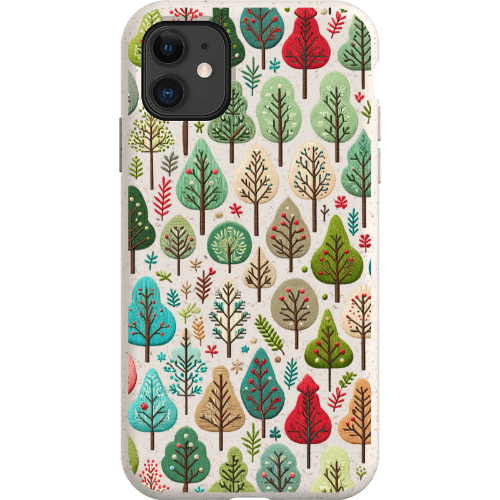 Stepping Green Phone Case Small Festive Trees Bio Case