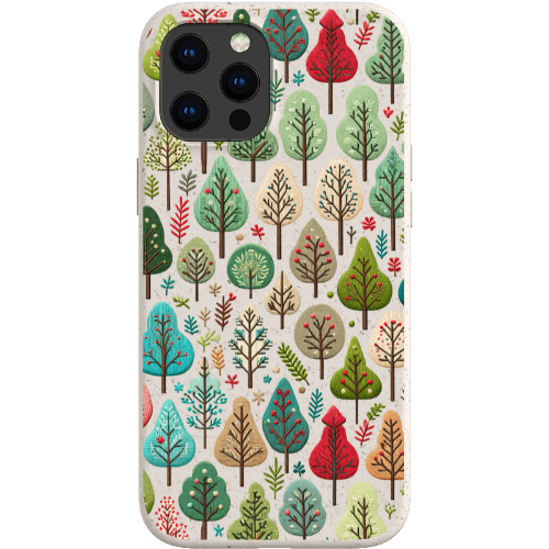 Stepping Green Phone Case Small Festive Trees Bio Case