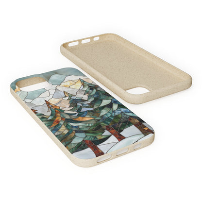 Stepping Green Phone Case Snowy Forest Bio Case