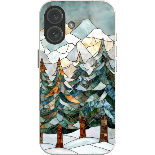 Stepping Green Phone Case Snowy Forest Bio Case