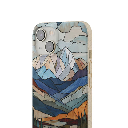 Stepping Green Phone Case Snowy Mountain Bio Case