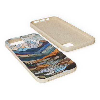 Stepping Green Phone Case Snowy Mountain Bio Case