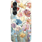 Stepping Green Phone Case Stained Glass Flowers Bio Case