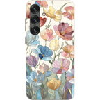 Stepping Green Phone Case Stained Glass Flowers Bio Case