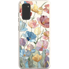 Stepping Green Phone Case Stained Glass Flowers Bio Case