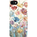 Stepping Green Phone Case Stained Glass Flowers Bio Case