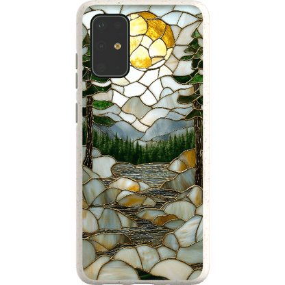 Stepping Green Phone Case Stained Glass Mountain Creek 2 Bio Case