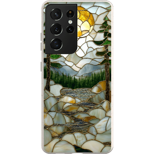 Stepping Green Phone Case Stained Glass Mountain Creek 2 Bio Case