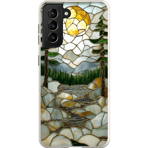 Stepping Green Phone Case Stained Glass Mountain Creek 2 Bio Case