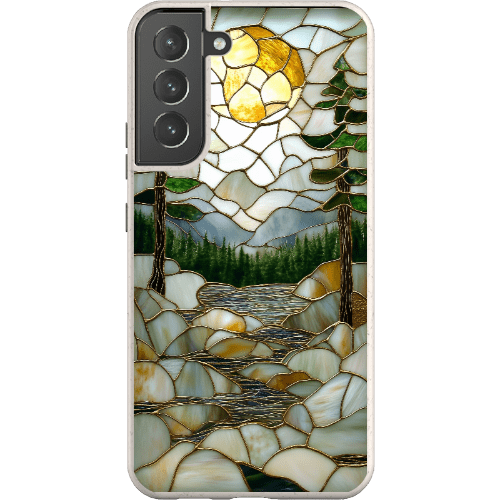 Stepping Green Phone Case Stained Glass Mountain Creek 2 Bio Case