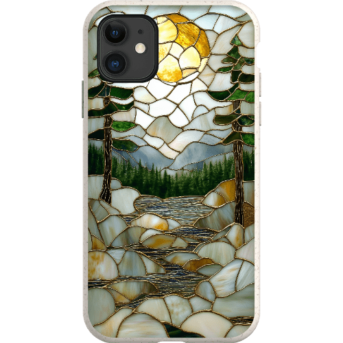 Stepping Green Phone Case Stained Glass Mountain Creek 2 Bio Case