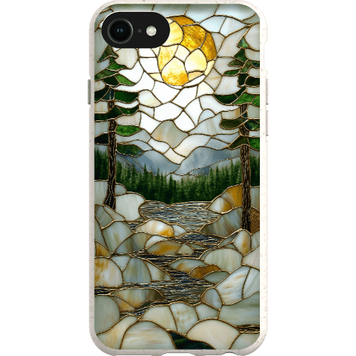 Stepping Green Phone Case Stained Glass Mountain Creek 2 Bio Case