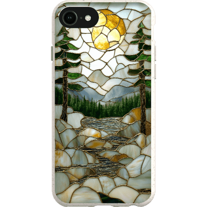 Stepping Green Phone Case Stained Glass Mountain Creek 2 Bio Case