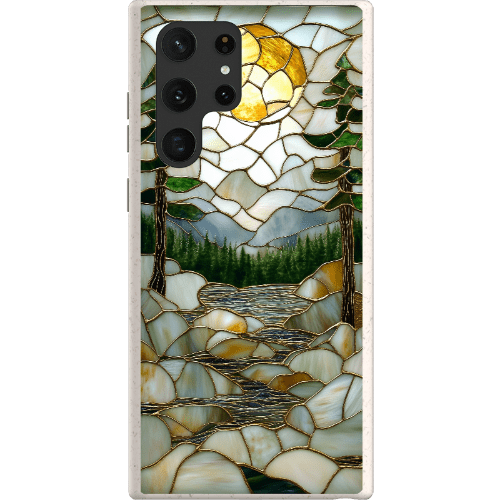 Stepping Green Phone Case Stained Glass Mountain Creek 2 Bio Case