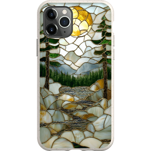 Stepping Green Phone Case Stained Glass Mountain Creek 2 Bio Case