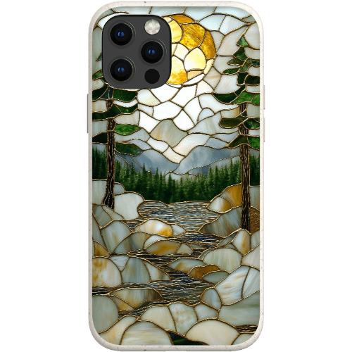 Stepping Green Phone Case Stained Glass Mountain Creek 2 Bio Case