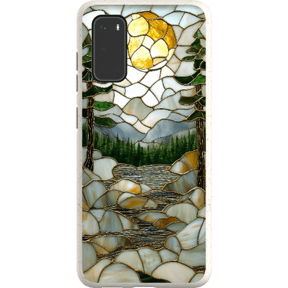 Stepping Green Phone Case Stained Glass Mountain Creek 2 Bio Case