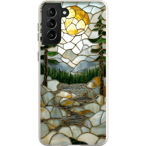 Stepping Green Phone Case Stained Glass Mountain Creek 2 Bio Case