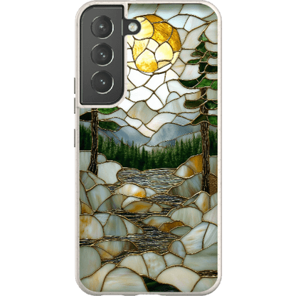 Stepping Green Phone Case Stained Glass Mountain Creek 2 Bio Case