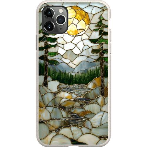 Stepping Green Phone Case Stained Glass Mountain Creek 2 Bio Case