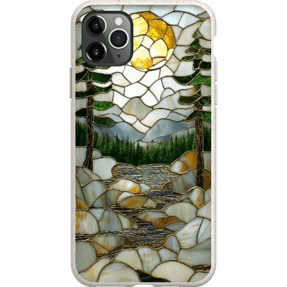 Stepping Green Phone Case Stained Glass Mountain Creek 2 Bio Case