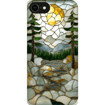 Stepping Green Phone Case Stained Glass Mountain Creek 2 Bio Case
