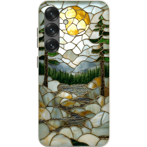 Stepping Green Phone Case Stained Glass Mountain Creek 2 Bio Case