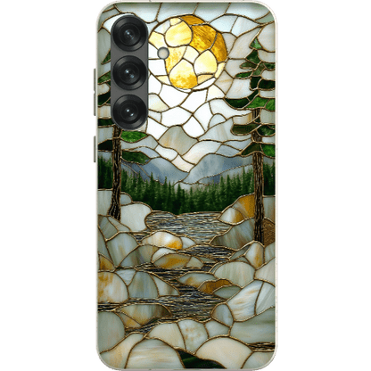 Stepping Green Phone Case Stained Glass Mountain Creek 2 Bio Case