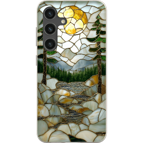 Stepping Green Phone Case Stained Glass Mountain Creek 2 Bio Case