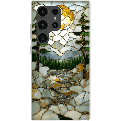 Stepping Green Phone Case Stained Glass Mountain Creek 2 Bio Case