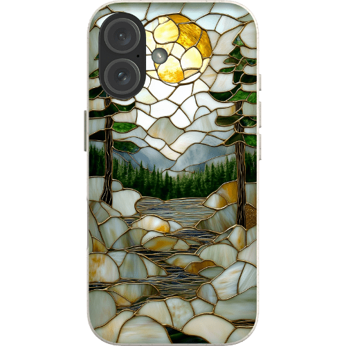 Stepping Green Phone Case Stained Glass Mountain Creek 2 Bio Case