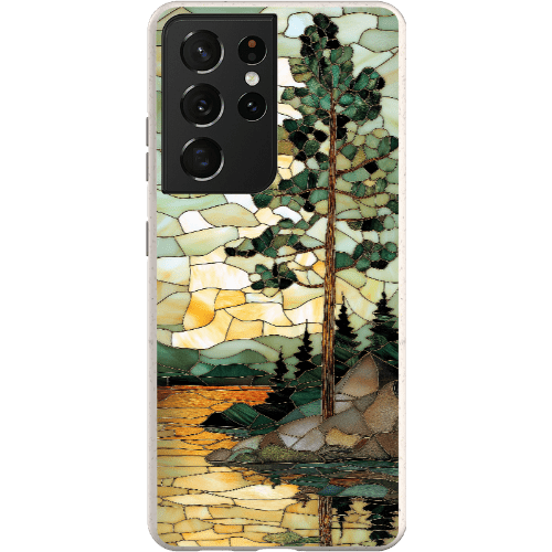 Stepping Green Phone Case Stained Glass Mountain Creek 3 Bio Case