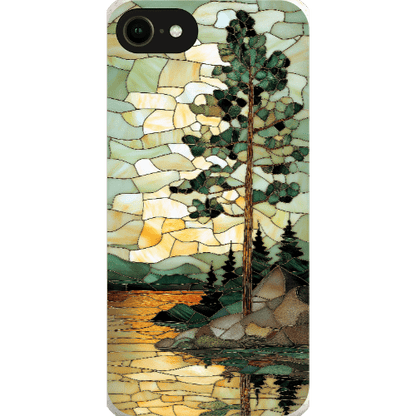 Stepping Green Phone Case Stained Glass Mountain Creek 3 Bio Case