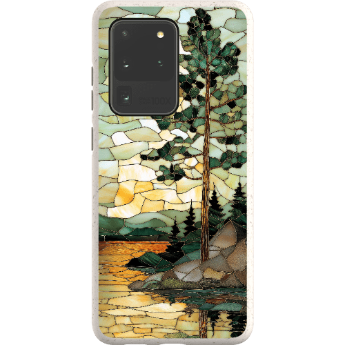 Stepping Green Phone Case Stained Glass Mountain Creek 3 Bio Case