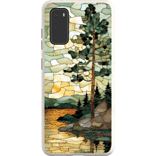Stepping Green Phone Case Stained Glass Mountain Creek 3 Bio Case