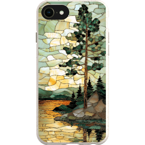 Stepping Green Phone Case Stained Glass Mountain Creek 3 Bio Case