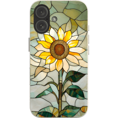 Stepping Green Phone Case Stained Glass Sunflower 2 Bio Case
