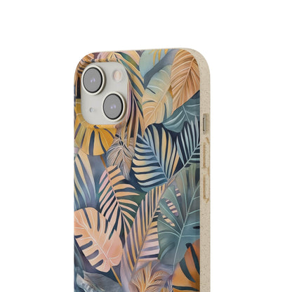 Stepping Green Phone Case Tropical Leaves Bio Case