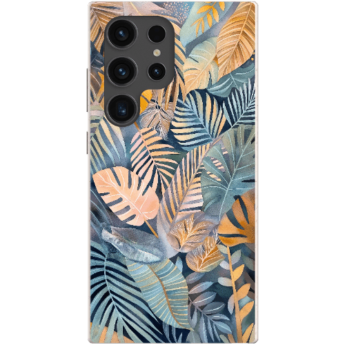 Stepping Green Phone Case Tropical Leaves Bio Case