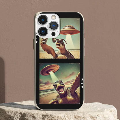 Stepping Green Phone Case UFO Turtle Selfie Bio Case