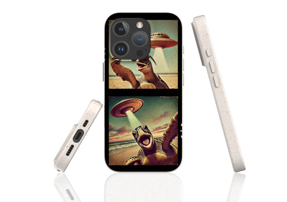 Stepping Green Phone Case UFO Turtle Selfie Bio Case