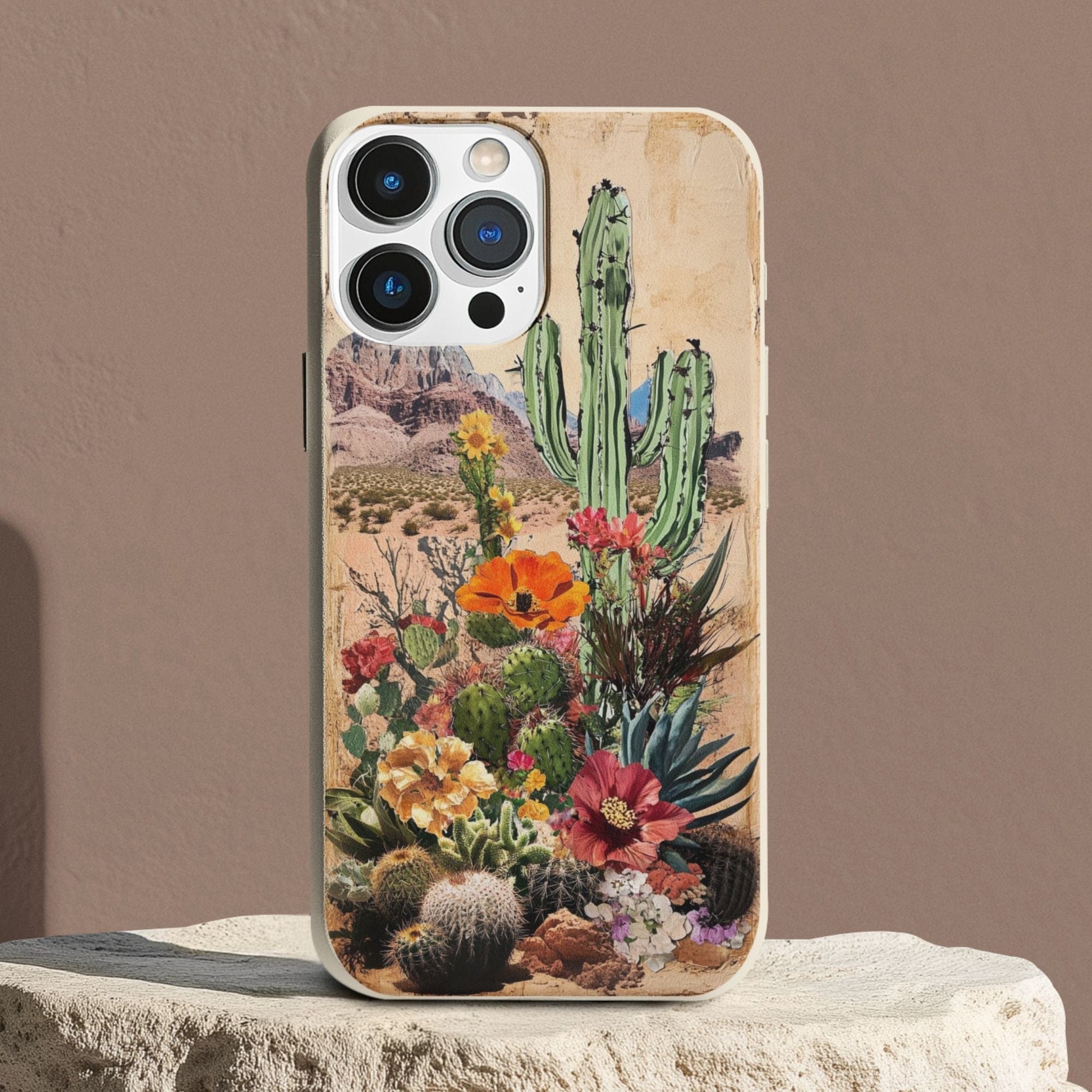 Stepping Green Phone Case Vintage Desert Bio Case