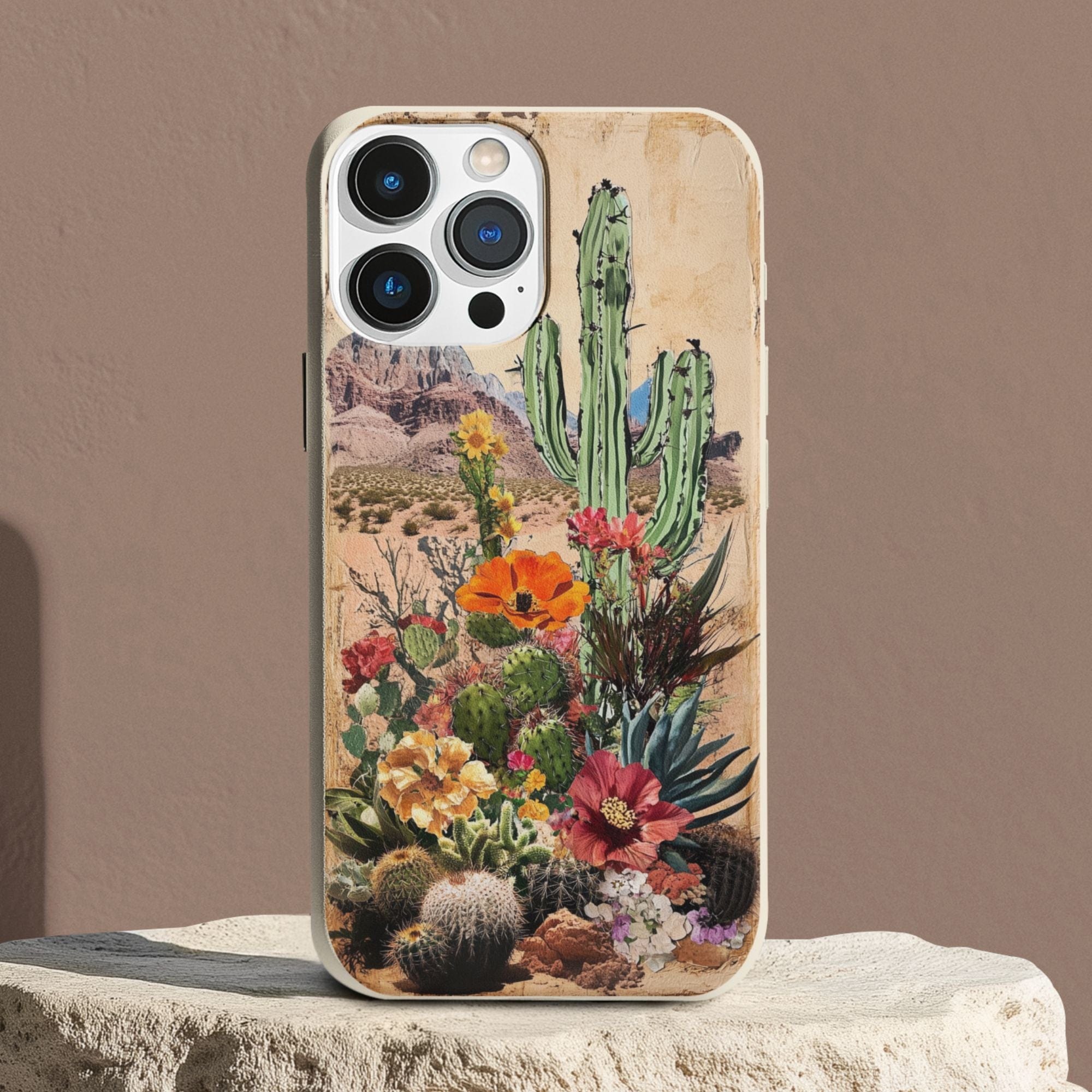 Stepping Green Phone Case Vintage Desert Bio Case