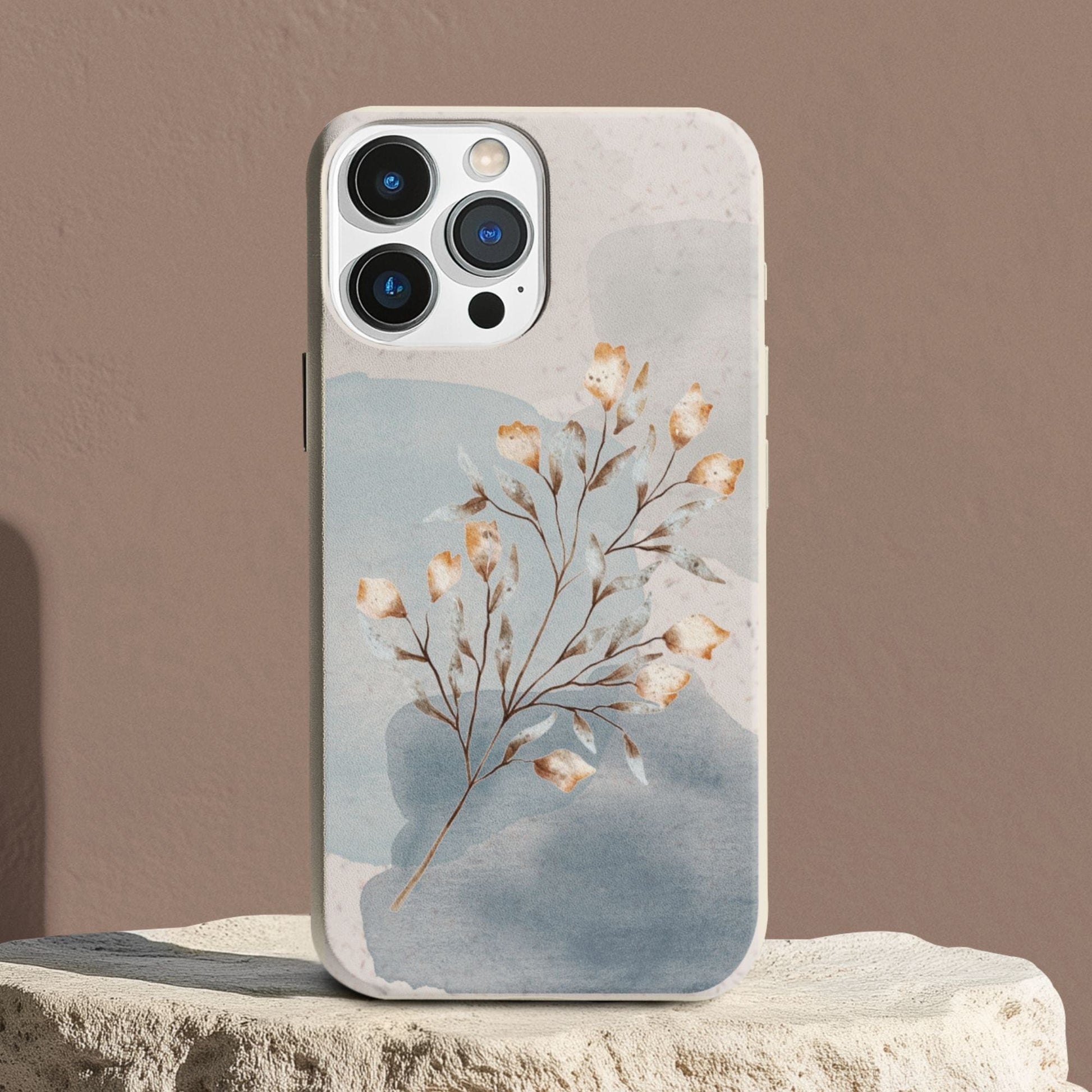 Stepping Green Phone Case Watercolor Floral Blob 1 Bio Case