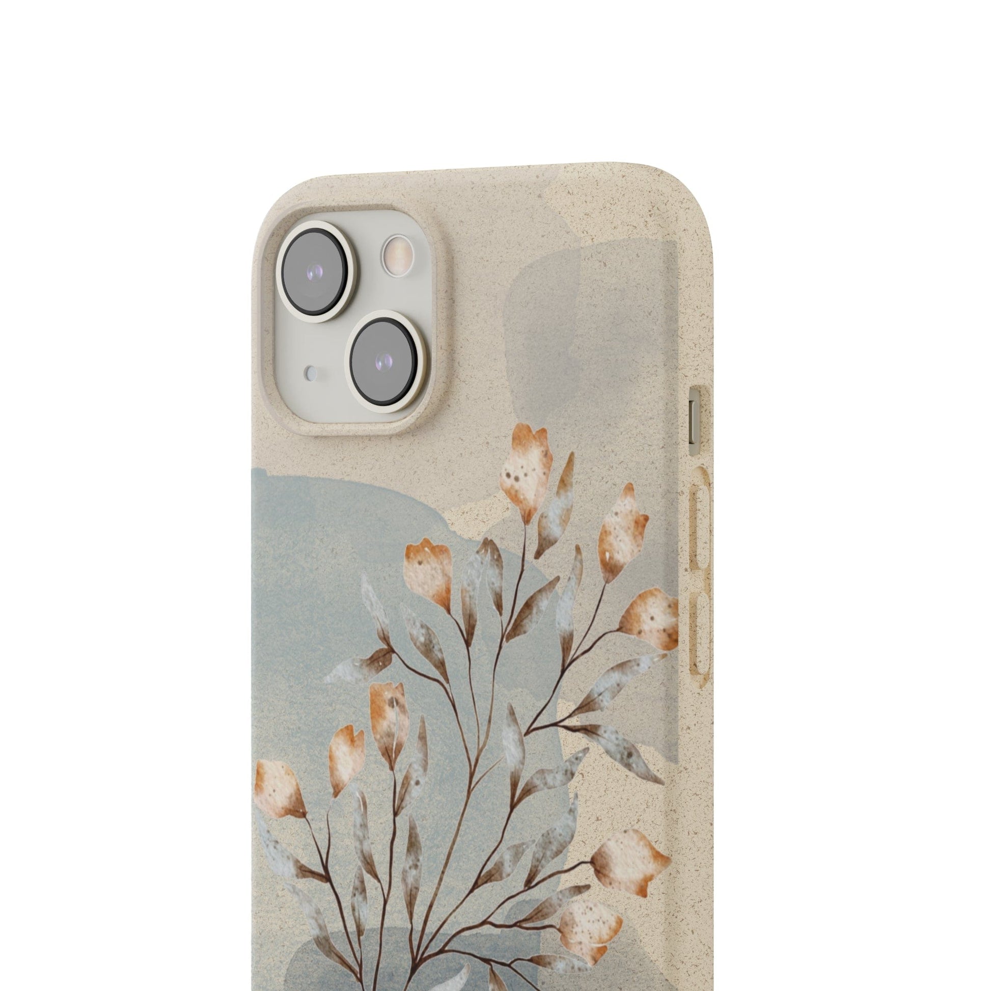 Stepping Green Phone Case Watercolor Floral Blob 1 Bio Case