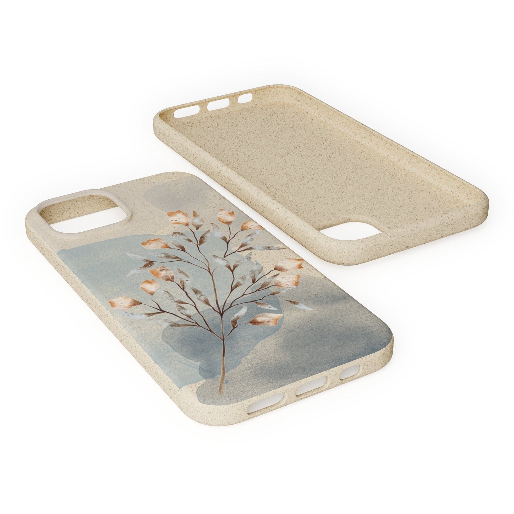 Stepping Green Phone Case Watercolor Floral Blob 1 Bio Case