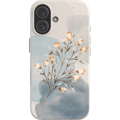 Stepping Green Phone Case Watercolor Floral Blob 1 Bio Case