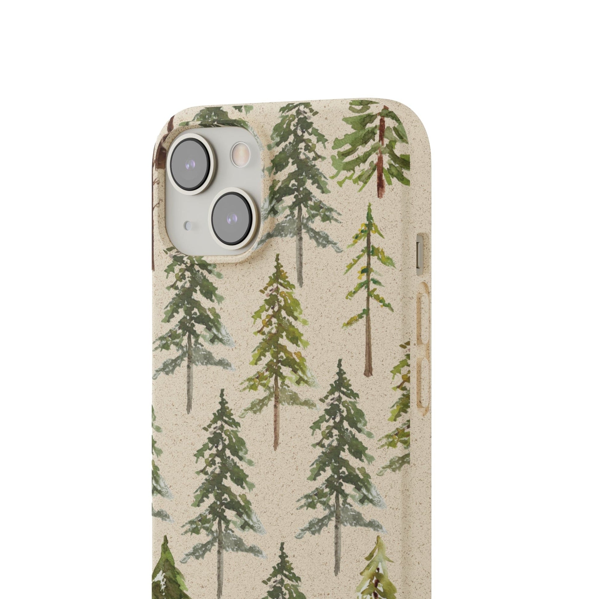 Stepping Green Phone Case Watercolor Forest Bio Case